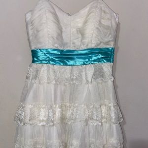 white short dress